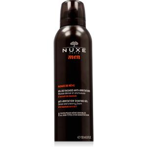 Nuxe Men Gel Rasatura Anti-Irritazioni 150 ml - Gel denso e vellutato con estratto di legno di sandalo per una rasatura facile e precisa