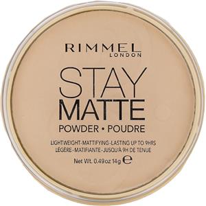 Rimmel London Stay Matte Long Lasting Pressed Powder 14 g ombra 001 Transparent
