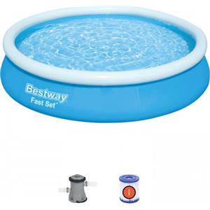BESTWAY Piscina gonfiabile Bestway 57274 Fast Set Pools 366x366x76 cm