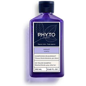 Phyto Violet Shampoo 250ml - Neutralizza Riflessi Gialli per Capelli Decolorati e Bianchi