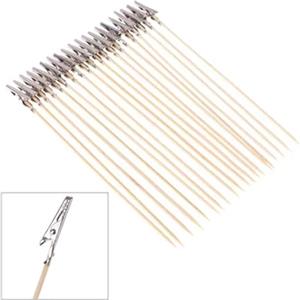 Psdndeww Set di strumenti per pittura modello 20 pezzi clip a coccodrillo in metallo e parti artigianali per aerografo