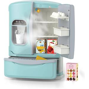 Maisonelle Frigorifero Deluxe Giocattolo con Luce, Suoni, Effetto Vapore e Accessori - Dimensioni 30x40,2x11,5 cm, Età Consigliata 3 Anni