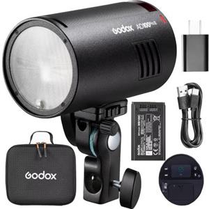 Godox Witstro AD100 Pro II - Flash Portatile Compatto con Zoom 28-85 mm e Sistema di Raffreddamento