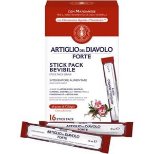 Erboristeria Magentina Artiglio del Diavolo Forte - Integratore Alimentare in 16 Stick Pack Bevibili da 12 ml per il Benessere delle Articolazioni