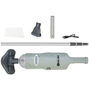 Intex Aspirapolvere a Mano subacqueo 28620NP, Aspiratore per Piscina a Batteria, Grigio