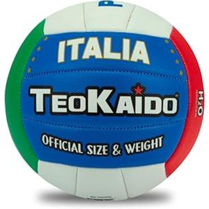 Teorema Giocattoli Teokaido, Pallone Pallavolo Misura 5 Ufficiale, Palla da Volley Soft Touch per Allenamento e Beach Volley, Peso Regolamentare 260-280g, Ideale per Principianti, Resistente all'Acqua, Design Esclusivo