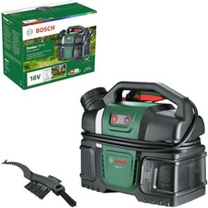 Bosch Idropulitrice a batteria portatile Fontus 18V-6 per bici (serbatoio dell'acqua da 6 L, 8 impostazioni di pressione, vano per tubo e pistola, senza batteria)