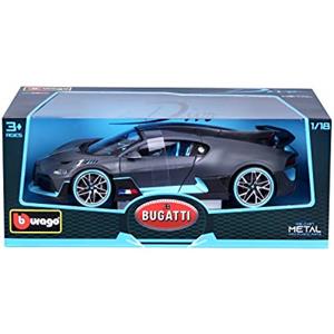 Burago Bugatti Divo 1:18 - Replica die-cast con porte apribili, sterzo completo e interni dettagliati