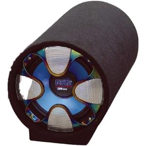 Pyle Subwoofer Auto da 20 Centimetri, Subwoofer da 250 Watt con Bobina in Alluminio da 4 Centimetri, 4 Ohm, Frequenza 35Hz-800Hz, LED, RCA