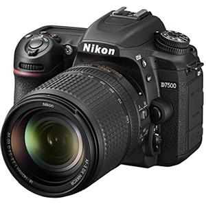 Nikon D7500 Fotocamera Reflex Digitale con Obiettivo AF-S DX NIKKOR 18-140mm f/3.5-5.6G ED VR, 20,9 Megapixel, Wi-Fi, Bluetooth, SD 8GB 300x Premium Lexar, Nero [Nital card: 4 Anni di Garanzia]