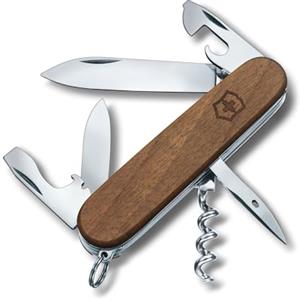 Victorinox, Spartan Wood, Coltellino Svizzero, Originale, Multiuso, Campeggio, 10 Funzioni, Needle-nose pliers, Wire cutter for thin and soft wire up to 40 HRc