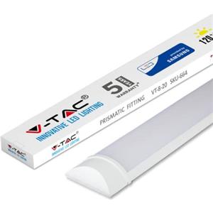 V-TAC Lampada Plafoniera LED Samsung Chip 20W, Luce Bianca Fredda 6400K 2400 Lumen Ip20