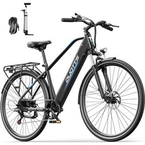 DUOTTS C29 Lite Bicicletta Elettrica Uomo e Donna, 27.5 Pollice Ebike Mountain Bike Integrata 486Wh & Motore 250W, 4 Livelli di Modalità Assistita & Sospensione Anteriore, Bici da Città 7 Velocità