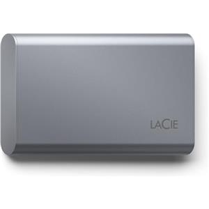 Seagate LaCie Mobile SSD Secure 2TB — design sottile, USB‑C SSD esterno portatile, Grey, per Mac e Windows — Rescue Data Recovery incluso
