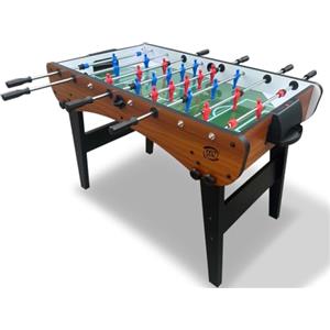 Teorema Giocattoli, Calcio Balilla Professionale da Casa 130x74x88 cm - Biliardino per Adulti, Tavolo da Calcetto da Interno, Finitura Effetto Legno