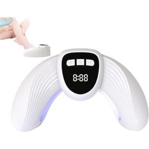 Xijobido Lampada UV per unghie in gel, lampada per unghie con timer, a forma di U, pieghevole, per asciugare lo smalto per viaggi, spa, salone, casa, campeggio