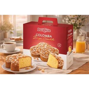 Generico Colomba Pasquale 700g Senza Canditi Ricetta Tradizionale con Lievito Madre Dolce Soffice Edizione 2026 Idea Regalo Pasqua per Famiglia