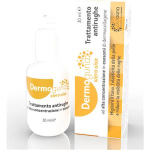 GUNA Dermoguna Siero Viso 30 ml - Trattamento Antirughe, Fluido Setoso per Pelle Compatta ed Elastico