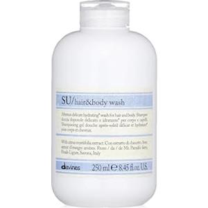 Davines SU Hair&Body Wash 250 ml - Shampoo e Gel Doccia 2 in 1 per Capelli e Corpo