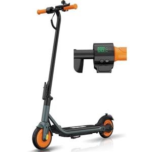 RCB Monopattino Elettrico per Bambini, Mas Portata 15KM,Mas Velocità 15KMH, 7 Pneumatici, con Assorbimento degli Urti, Doppi Freni, Regalo per Bambini dagli 8-12 anni