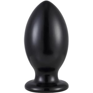 FJUJMLAN Plug anale grande, XXL, plug anale in silicone, con ventosa, giocattoli anali, buttpluck, anale gigante da uomo, dilatatore dell'ano, massaggiatore della prostata, punto G, masturbazione(Schwarz,S)