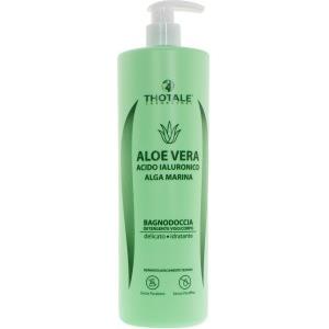 THOTALE Bagnodoccia Aloe Vera 1L - Deterge Delicatamente con Effetto Lenitivo e Idratante