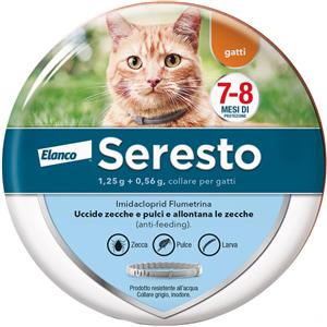 Elanco italia spa Seresto 1,25 G + 0,56 G, Collare Per Gatti