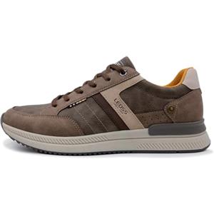 LEOSS ORIGINAL Scarpe da Ginnastica Uomo Scarpe Trekking Uomo Resistenti Stabili Versatili Facili da Pulire Eleganti Confortevoli (Taupe, 41 EU, MU9570-9)