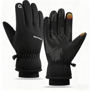 CaiTang Guanti Invernali Uomo Donna, Antivento Guanti Termici Touchscreen Invernali, guanti da Caldi Sportivi per Moto, Bici, Corsa, guida, Sci, Snowboard, Alpinismo