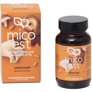 Fitomedical Herycium - Integratore Alimentare a Base di Funghi in 60 Tavolette, Adatto ai Vegani