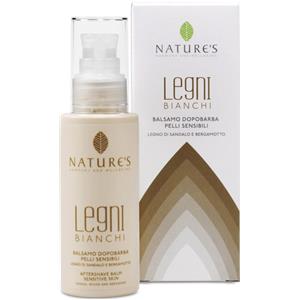 Bios Line Nature's Legni Bianchi Fluido Balsamo Dopobarba 100 ml - Lenitivo per Pelli Sensibili con Aloe Vera e Vitamina E