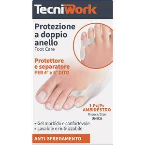 Tecniwork Protettore 5 Dito Doppio Anello in Morbido Gel - Protegge e Separa le Dita
