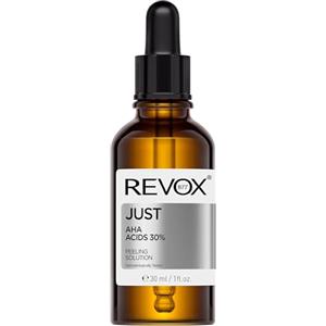 REVOX B77 - Just AHA Acids 30%, 30 ml, Peeling Chimico per il Viso, Siero Esfoliante, Uniforma il Tono della Pelle, Leviga ed Elimina le Linee Sottili, Esfoliazione Delicata e Formula Leggera