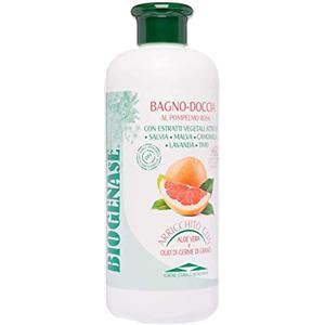 BIODERM BIODERMOCOSMETICI Biogenase Bagnodoccia al Pompelmo Rosa con Aloe Vera 500 ML - Bagnoschiuma Delicato - Docciaschiuma Naturale per l'Igiene del Corpo - Lascia la Pelle Liscia e Morbida