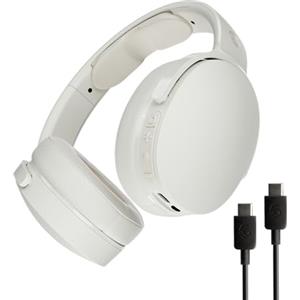 Skullcandy Hesh Evo Cuffie Wireless Over-Ear con Bluetooth, Cavo USB-C Extra, Bassi Multisensoriali, Cancellazione del Rumore, 36 Ore di Autonomia, Design Comprimibile - Bianco