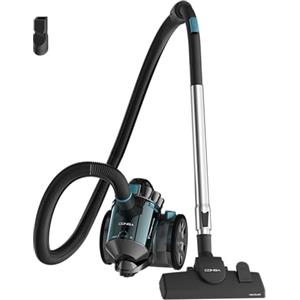 Cecotec Aspirapolvere a Traino 2 L Senza Sacchetto Conga Rockstar Multicyclonic Compact X-treme. 800 W, Ultraleggero, Compatto, 20 kPa, Raggio d'Azione di 6,2m, Accessorio 2 in 1 per Mobili ed Angoli