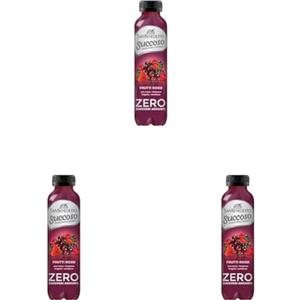 San Benedetto, Succoso Zero ai Frutti Rossi, 400 ml Bevanda Leggera e Dissetante in Acqua Minerale Naturale, Senza Zuccheri, Conservanti Coloranti e Glutine (Confezione da 3)