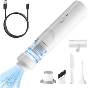 Vegena Aspirapolvere Auto, 9000Pa Aspirapolvere Portatile Aspirabriciole Senza Fili Con Ricarica Di Type-C, Aspirabriciole, Portatile Aspirapolvere Per Auto per Di Auto, Animali, Cucina, Ufficio, Famiglia