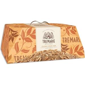 Generico Tre Marie Colomba Caramel Dore 2025 Farcita con Crema Lime, Ricoperta di Cioccolato Bianco al Caramello e Mandorle Caramellato 900g (PASQUA 2025)