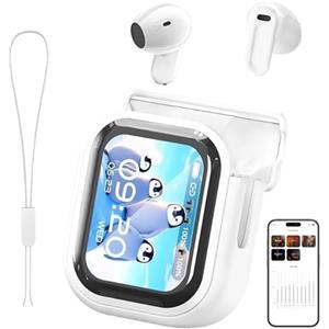 Relxhome NE20 Cuffie Traduzione Simultanea con AI, 165 Lingue Auricolari Traduttore Simultaneo con 7 Modalità, Bluetooth 6.0, Schermo Touch, 60 Ore Autonomia, per Viaggi, Riunioni e Studio, Bianco