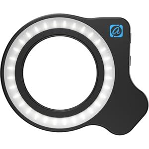 KEALLANS Obiettivo Macro, Luce Anulare di Riempimento, Ring Light, 3 Colori, 5 Livelli, 2700k-6500k, 32 LED, 45 Effetti Di Illuminazione per Filtri da 37 Mm/52 Mm.