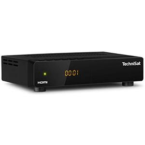 TechniSat HD-S 261 - Ricevitore satellitare HD digitale compatto (DVB-S/S2, HDTV, HDMI, lettore multimediale USB, lista programmi preinstallata, Timer die spegnimento, telecomando)