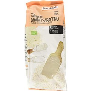 Fior Di Loto Farina Di Grano Saraceno Integrale, Senza glutine, Confezione da 3 x 375 gr - Totale 1125 g