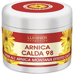 Luminer Crema Arnica Effetto Caldo 500ml - Antidolorifico Naturale per Muscoli e Articolazioni con Artiglio del Diavolo