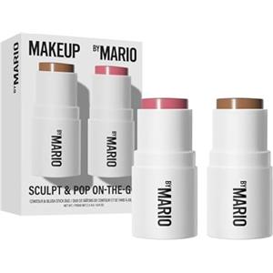 BY MARIO MAKEUP BY MARIO Originale | Sculpt & Pop On the Go - Duo Mini contorno e Blush | 2 x 4 grammi | by BELLA | (MINI MEDIUM/PALE PETAL, 4 grammi (confezione da 1))