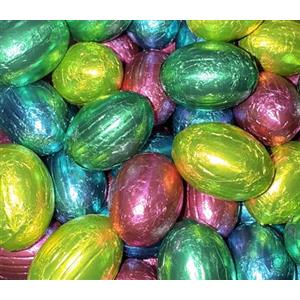 Generico Ovetti 12gr Pasqua (1kg) - cioccolato al latte ripieni crema latte o nocciola e cereali- Adatti a cesti regalo e Feste (Mix Duo crema latte e crema nocciola con cereali)