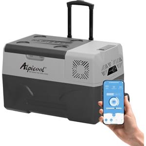 Alpicool CX30 30 Litri Frigoriferi Portatile Elettrico Frigorifero per Auto Congelatore 12V 24V DC/AC Mini Frigo per Viaggio, Picnic, Campeggio Uso Esterno