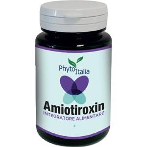 Phytoitalia Amiotiroxin 60 Capsule - Integratore con Licopo e Cardiaca per Rilassamento e Benessere Mentale