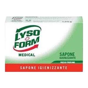Lysoform Sapone Solido Igienizzante 125g - Detergente Antibatterico con Fresco Profumo