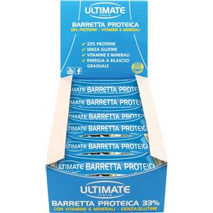 VITA AL TOP Ultimate Barretta Proteica Gusto Vaniglia e Cookies - 24 Pezzi, Snack Energetico con 33% di Proteine